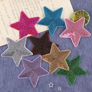 Star Iron On Patches