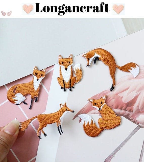 Fox Embroidered Patch