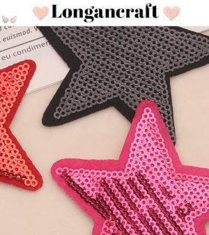 Colorful Sequin Star Patch