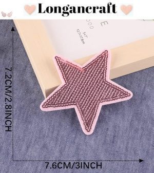 Star Glitter Sequin Patches