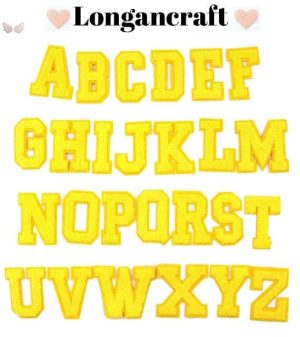 Yellow Chenille Letters Patch