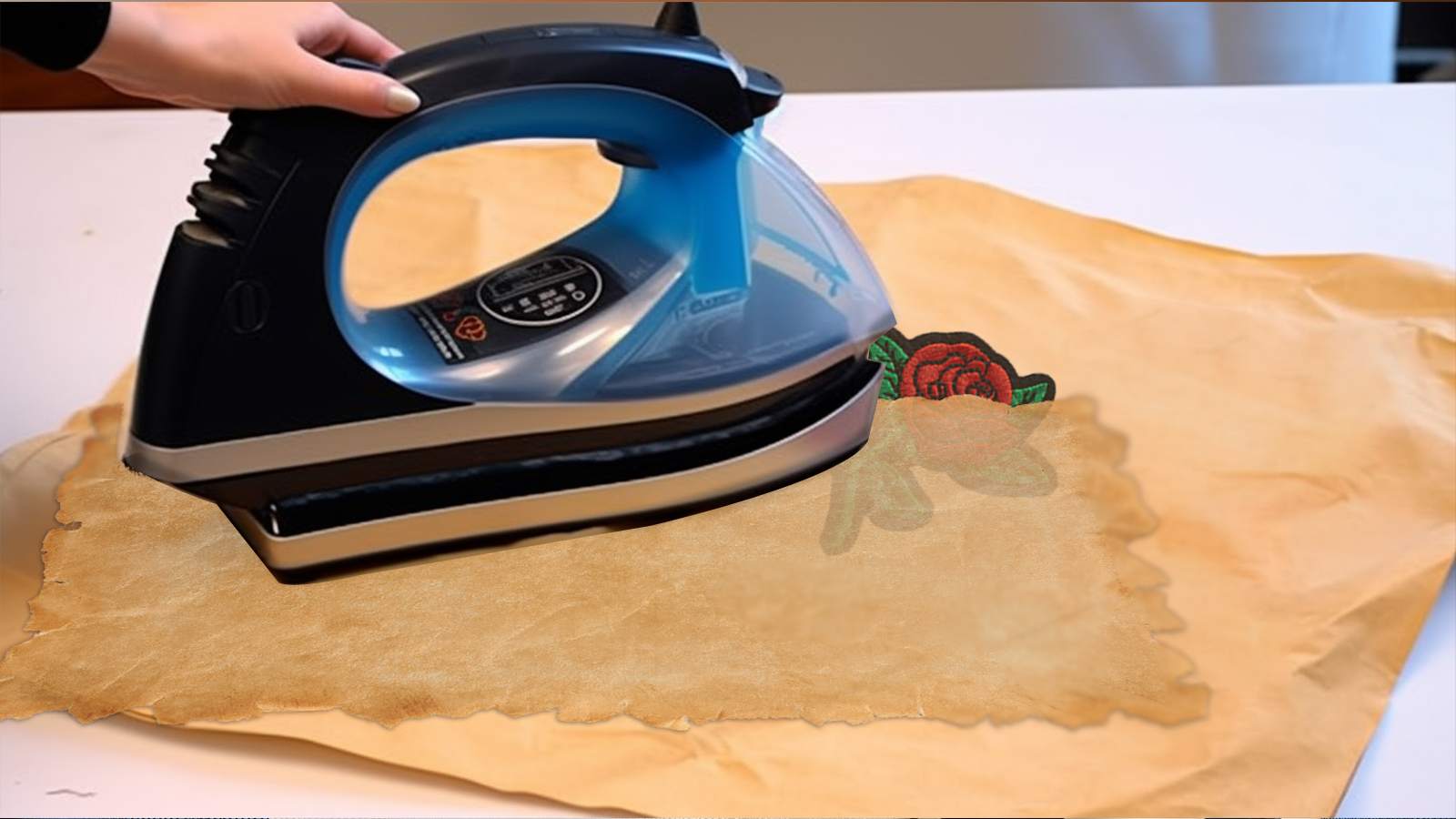 How to Iron on Patches with Parchment Paper