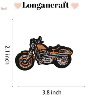 A picture of a motorcycle with the words longgancraft on it.