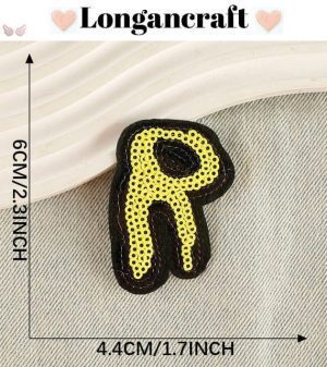 Musical Note Sequin Patches