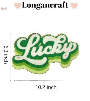 Lucky Chenille Iron On Patches