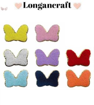 Bow Tie Chenille Patches