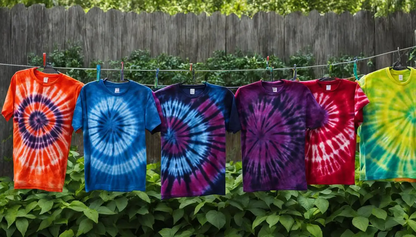 Tie-dye, batik or dip-dye your T-shirts for unique decorations.