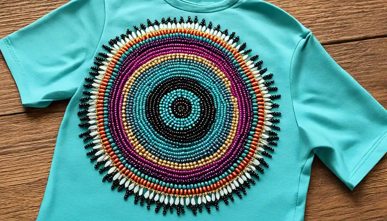 T-shirt decorating ideas with beads.