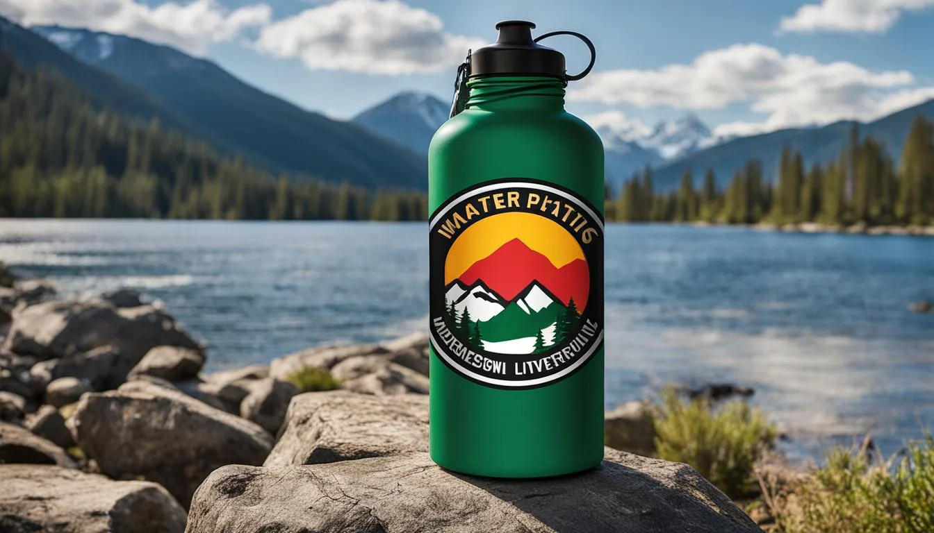 Travel patches ideas:use patches on a water bottle.