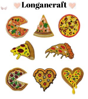 Pizza Embroidered Patches