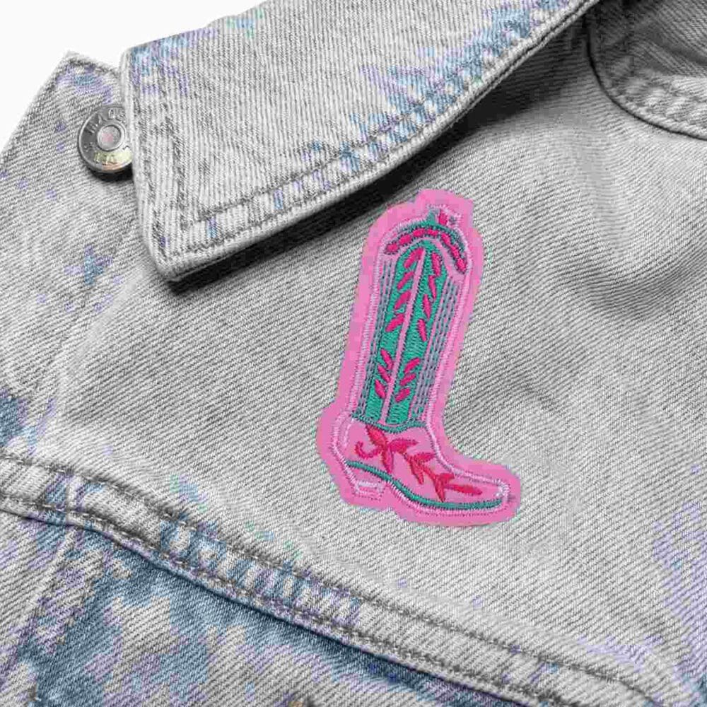 Cool Cowgirl Embroidered Patch