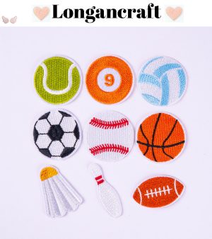 Soccer Tennis Embroidered Patch