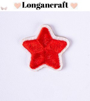 Color Star Embroidered Patches