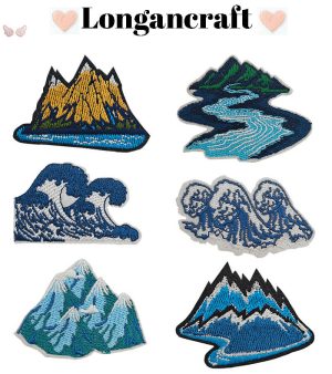 Blue Mountain Embroidered Patch