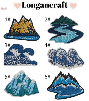 Blue Mountain Embroidered Patch