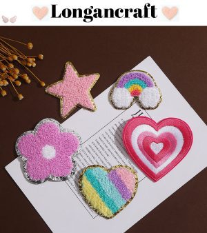 Star Rainbow Chenille Patches- Longancraft