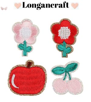 Fruit Flower Glitter Patches