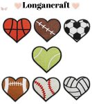 Soccer Ball Embroidered Patches
