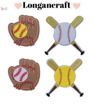 Baseball Bats Embroidered Patch