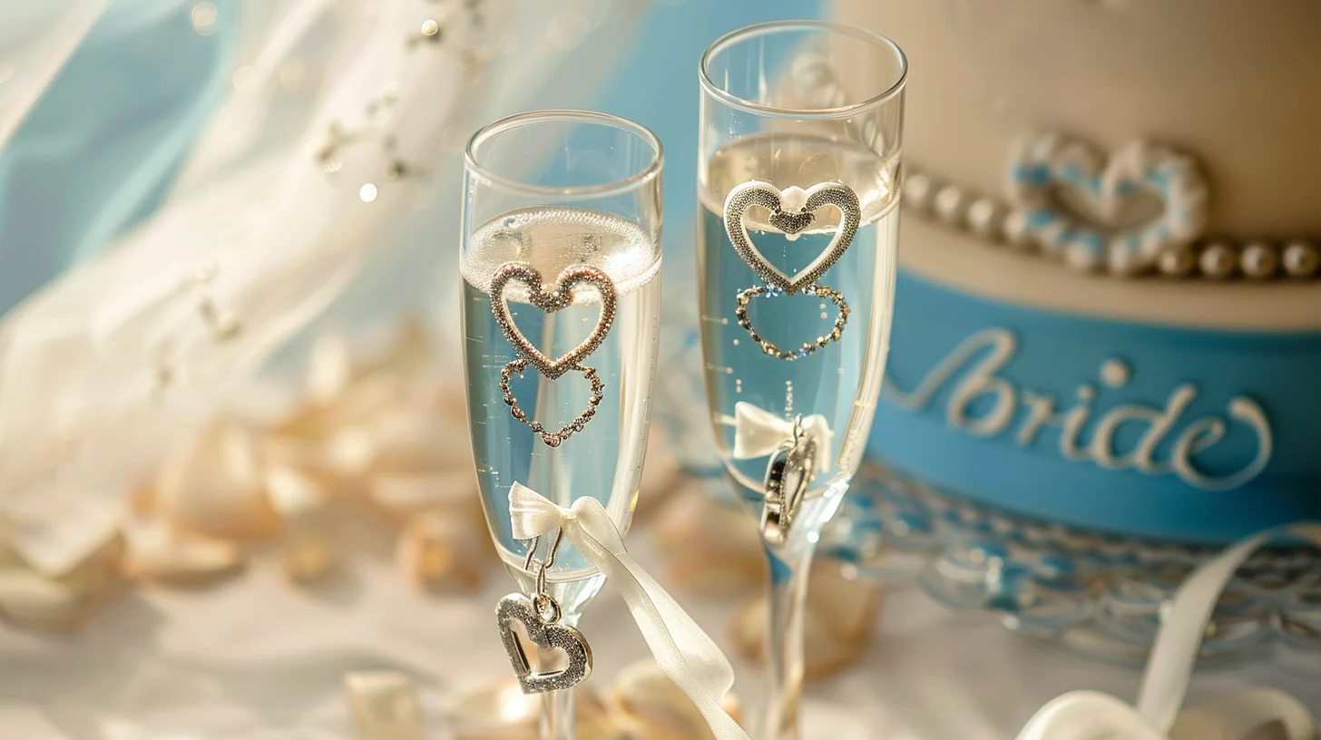 How to Decorate Champagne Glasses with 10 Creative DIY Ideas