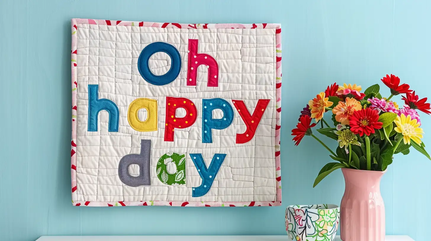 Simple DIY Guide: Applying Applique Letters on Quilt in 4 Steps