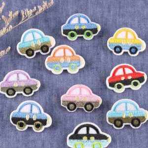 Color Car Set Embroidered Patch