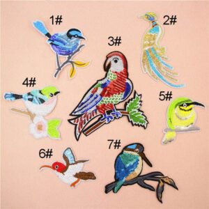 Animal Bird Embroidered Patches