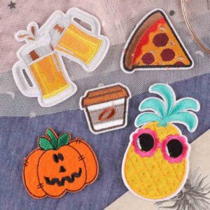Pumpkin Beer Embroidered Patches
