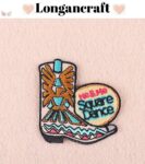 Cowboy Boots Embroidered Patches