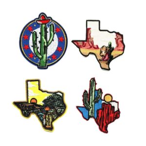 Western Map Embroidered Patches- Longancraft