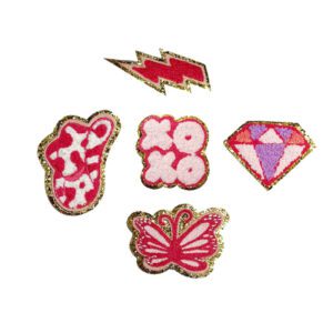 Cowgirl Pink Hat Iron On Patch