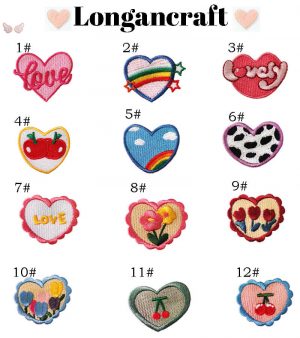 Rainbow Heart Love Patches