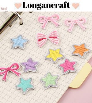 Bowknot Star Embroidered Patch