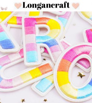 Rainbow Letter Patches