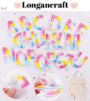 Rainbow Letter Patches