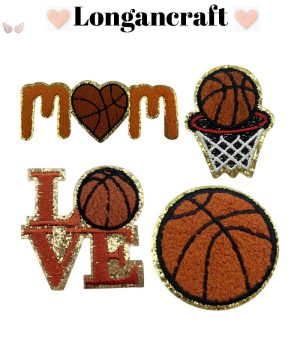 Basketball Love Chenille Patch