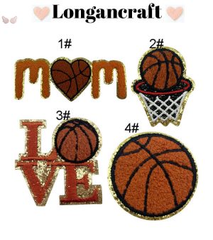 Basketball Love Chenille Patch
