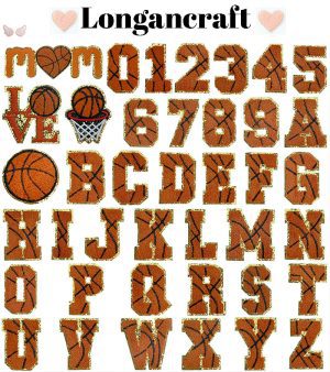 Basketball Letter Patches