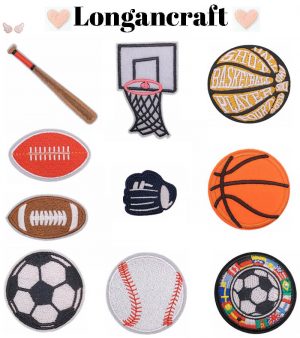 Sports Ball Embroidered Patches