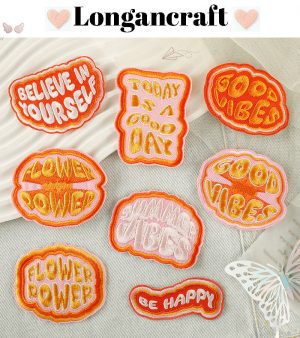 Positive Badge Letter Patches