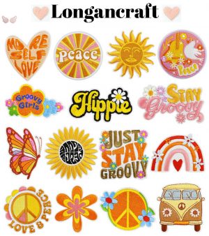 Holiday Sun Embroidered Patches