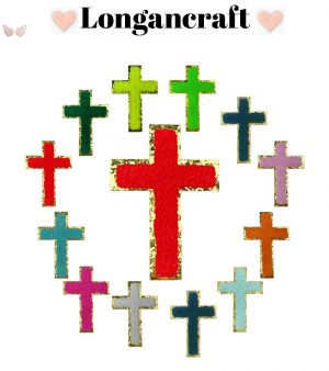 Color Cross Chenille Patches